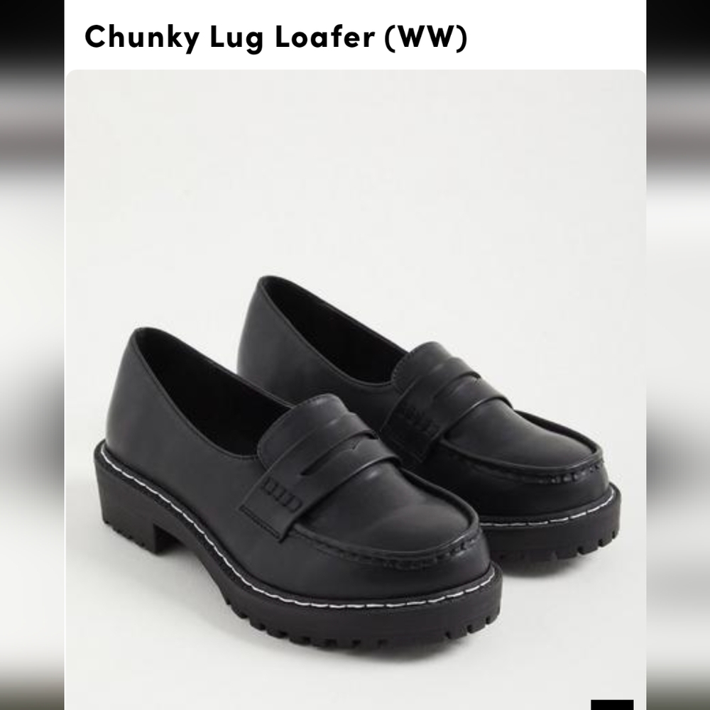 Torrid chunky lug loafers , Y2K style, size 10 wide (can fit an 11 wide)